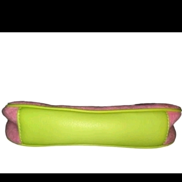 Juicy Couture Y2K Pink & Green Terry Scottie Dog Logo Mini Bag - Picture 4 of 13